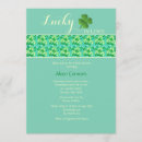 Search for lucky in love with invitations Shamrocks