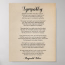 Search for sympathy posters Poem