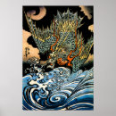 Search for japanese dragon posters Waves