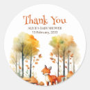 Search for watercolor fox stickers Boy