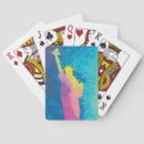 Search for liberty playing cards Watercolor