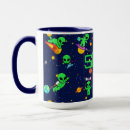 Search for green alien mugs Little green men