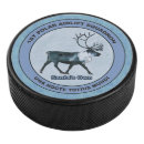 Search for santa hockey pucks Reindeer