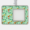 Search for silver frame christmas tree decorations Floral