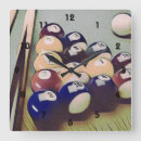 Search for pool table clocks Sports