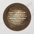 Search for engraved invitations Rustic