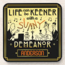 Search for 20s coasters Black and gold