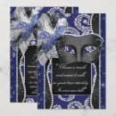 Search for mask sweet 16 invitations Glitter