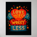 Search for worrying posters Typography