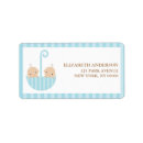 Search for twins return address labels Whimsical