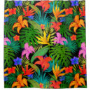 Search for tropical leaf shower curtains Pink