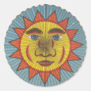 Search for vintage sun stickers Illustration