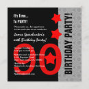 Search for funny 90th birthday invitations Modern