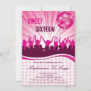 Search for dance sweet 16 invitations Sixteen