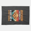 Search for bichon frise tea towels Wolf