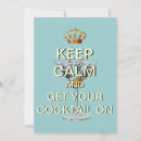 Search for keep calm and party on invitations Modern