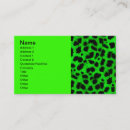 Search for bright lime business cards Black
