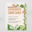 Search for monkey birthday invitations Tropical greenery