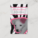 Search for zebra print business cards Pink