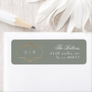 Search for traditional wedding return address labels Classic
