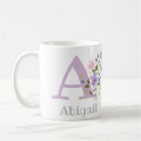 Search for abigail name mugs Floral