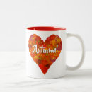 Search for i love autumn mugs Heart