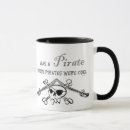Search for funny pirate mugs Crossbones
