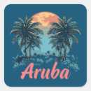 Search for caribbean island stickers Aruba