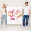Search for red leaf blankets Orange