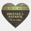Search for hunting wedding stickers Camo