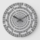 Search for dance studio clocks Black and white