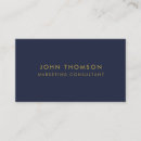 Search for navy blue and gold business cards Simple