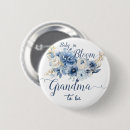 Search for blooming flower badges Watercolor
