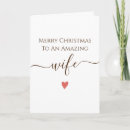 Search for wife christmas cards Minimalist