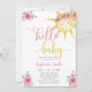 Search for my little sunshine baby shower invitations Yellow