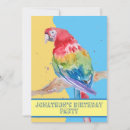 Search for macaw birthday invitations For kids