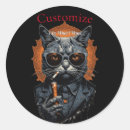 Search for smoking cat stickers Cool