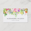 Search for spring bloom business cards Elegant