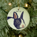 Search for black rabbit christmas tree decorations Cute