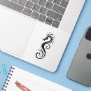 Search for sea horse stickers Black