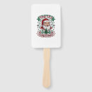 Search for santa claus hand fans Christmass
