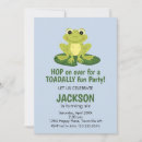 Search for toad birthday invitations Hop on over