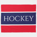 Search for hockey blankets Red