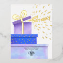 Search for blue birthday postcards Modern