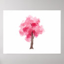 Search for watercolor cherry blossom art Tree