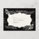 Search for butterflies rsvp cards Black