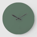 Search for dark green clocks Minimalist