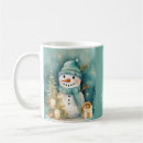 Search for snowman mugs Cute snowman illustration