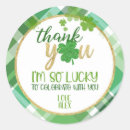 Search for st patricks day birthday party stickers Lucky one