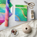 Search for rainbow glitter wrapping paper Green